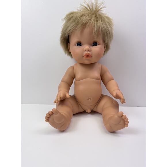 Llorens Mini Colettos Anatomically Correct Male Baby Doll “Oliver” Spain - Picture 1 of 11